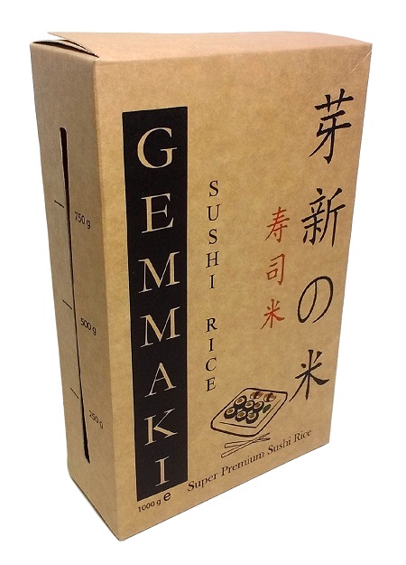 Riso per sushi super premium sottovuoto Gemmaki La Gemma 1 kg.